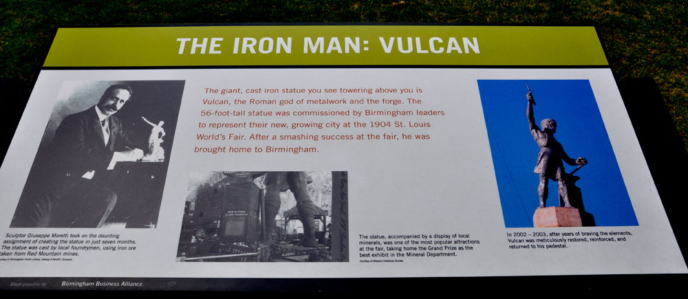 sign about The Iron Man - Vulcan